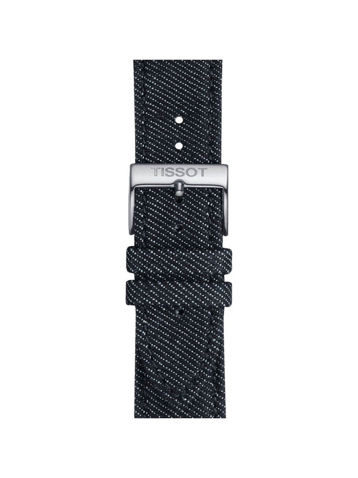 TISSOT Official T852046779 Blue Textile Watch Strap Lugs 22 mm
