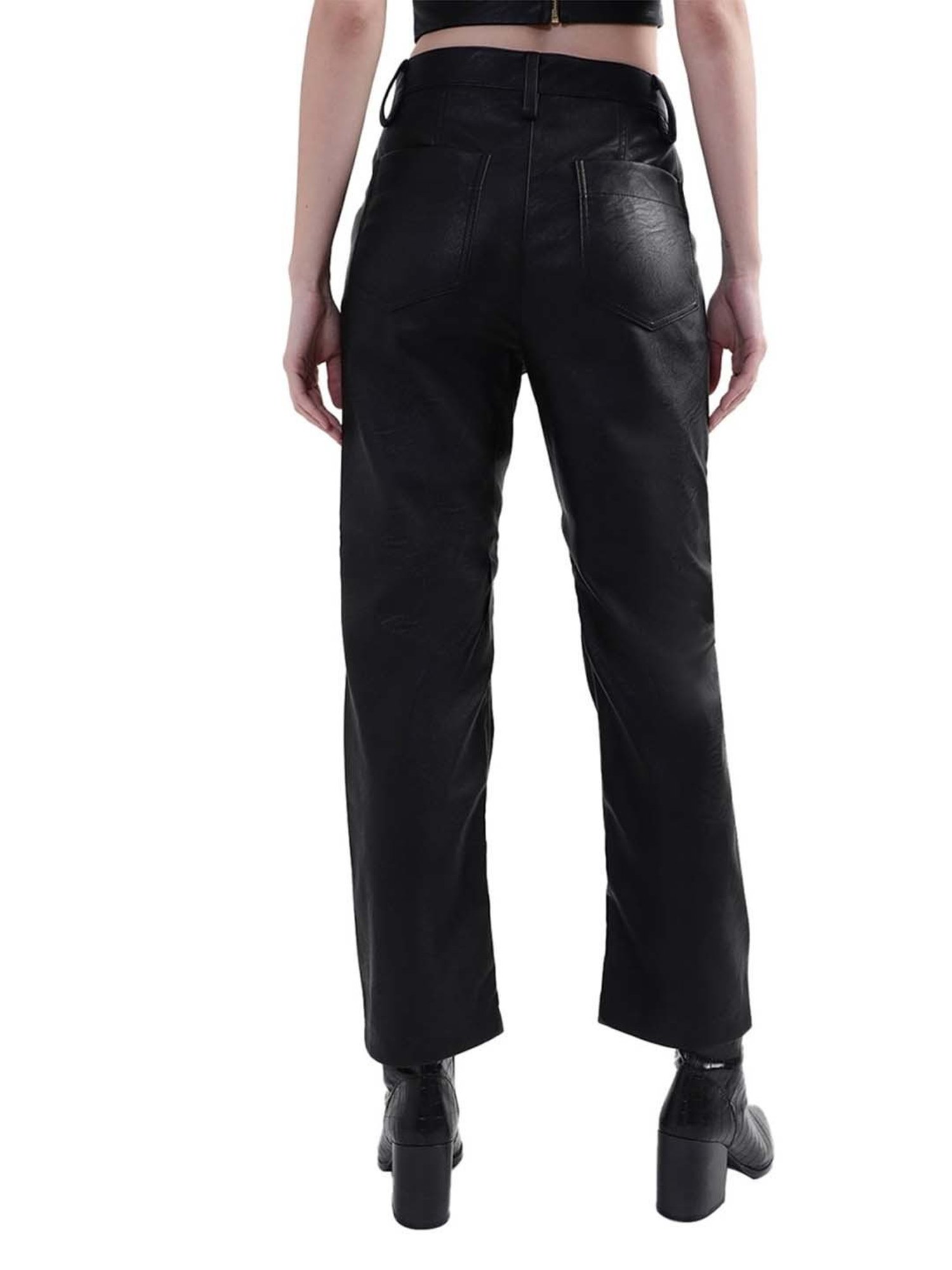 KENDALL + KYLIE Black Mid Rise Pants