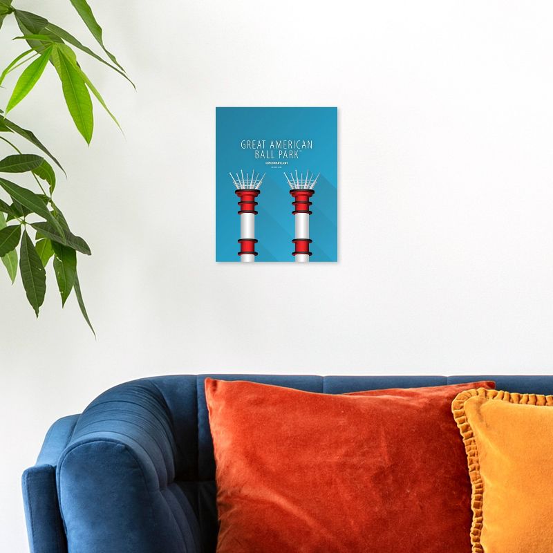 MLB Cincinnati Reds Ballpark Canvas