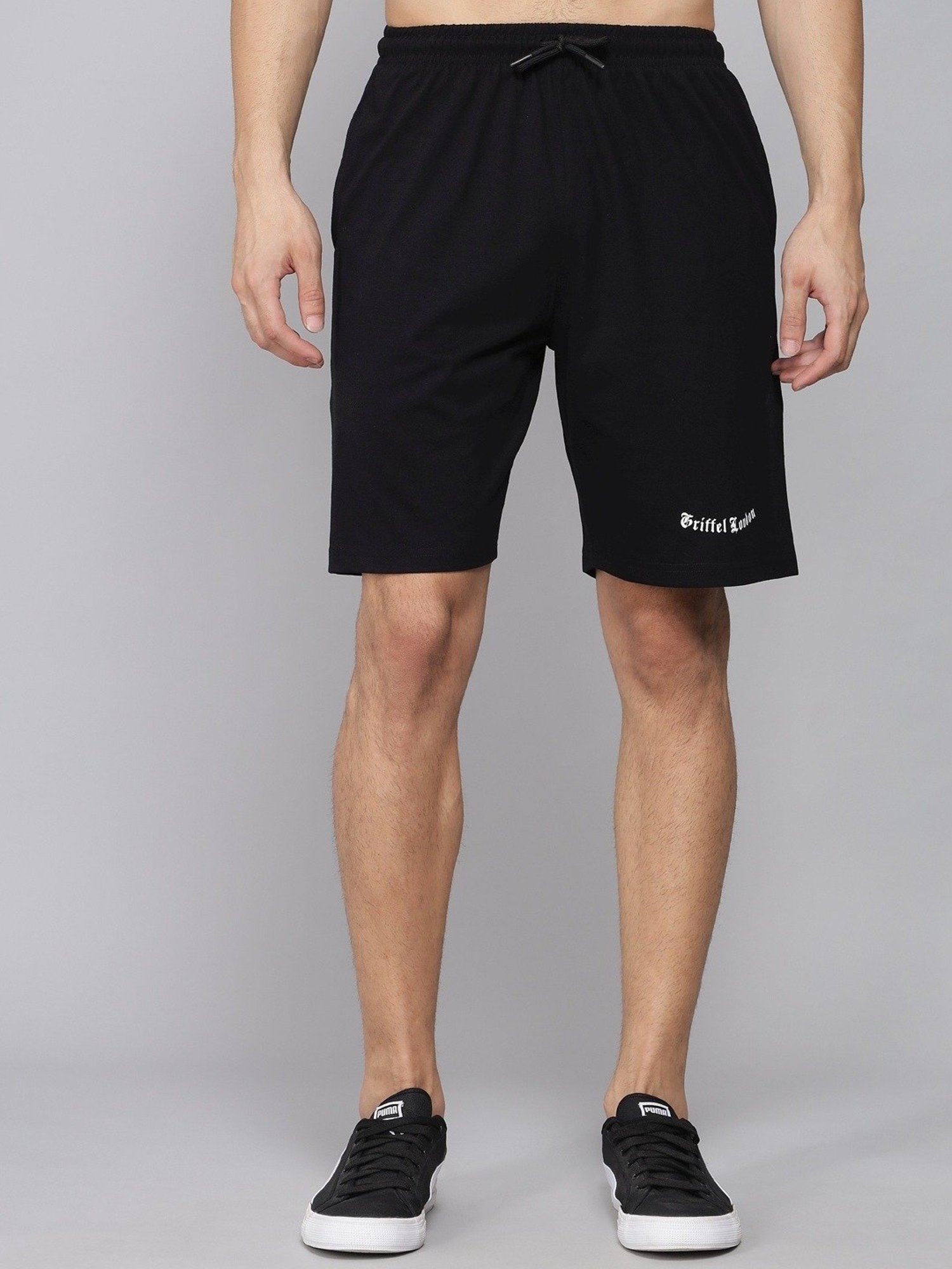 Griffel Black Cotton Loose Fit Co-Ord Set