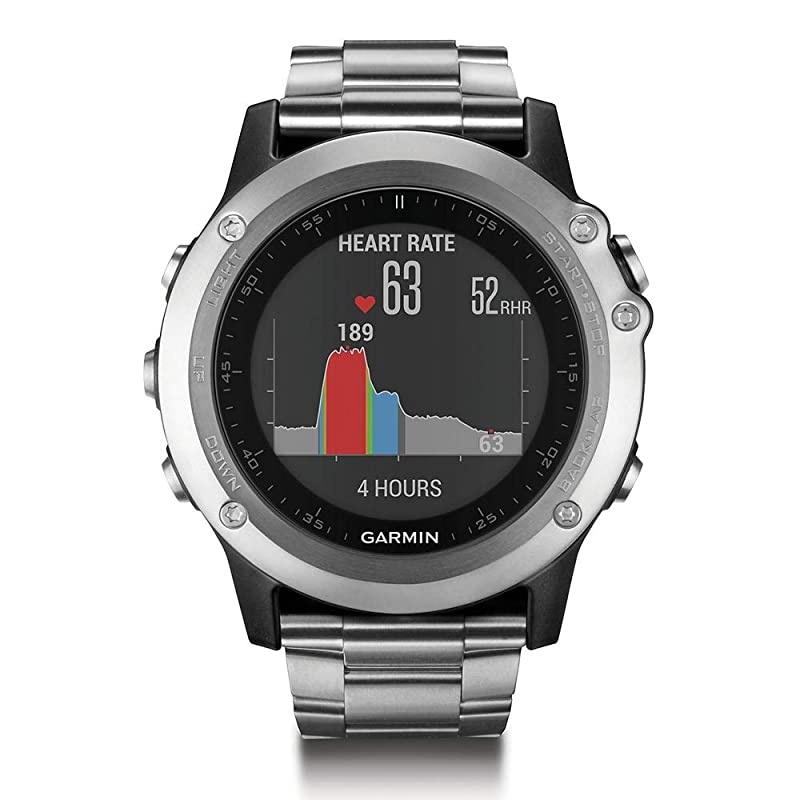 Fenix 3 HR GPS Watch with Titanium and Sport Bands