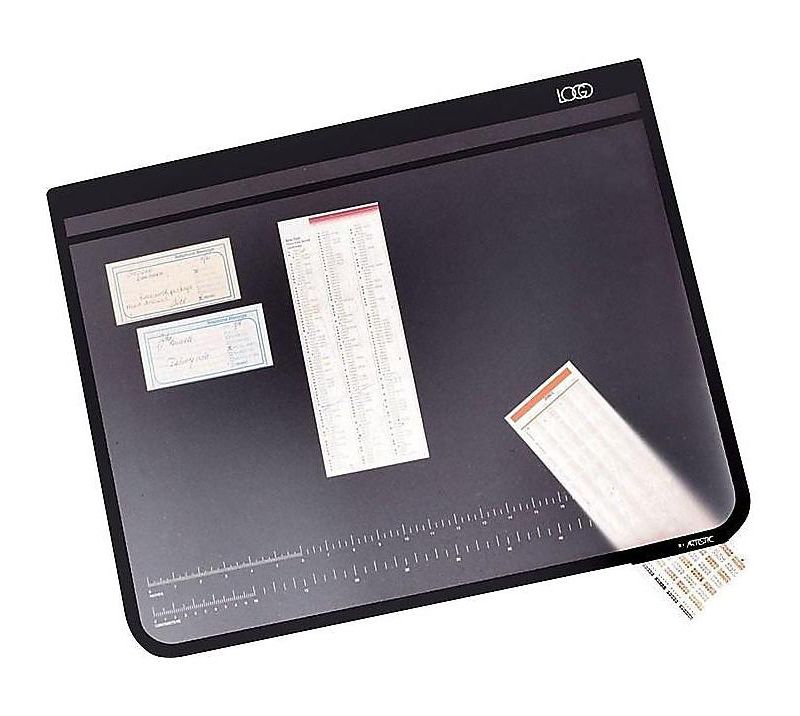 Artistic Desk Pad w/Cover Sheet 20"x31" Black 41200