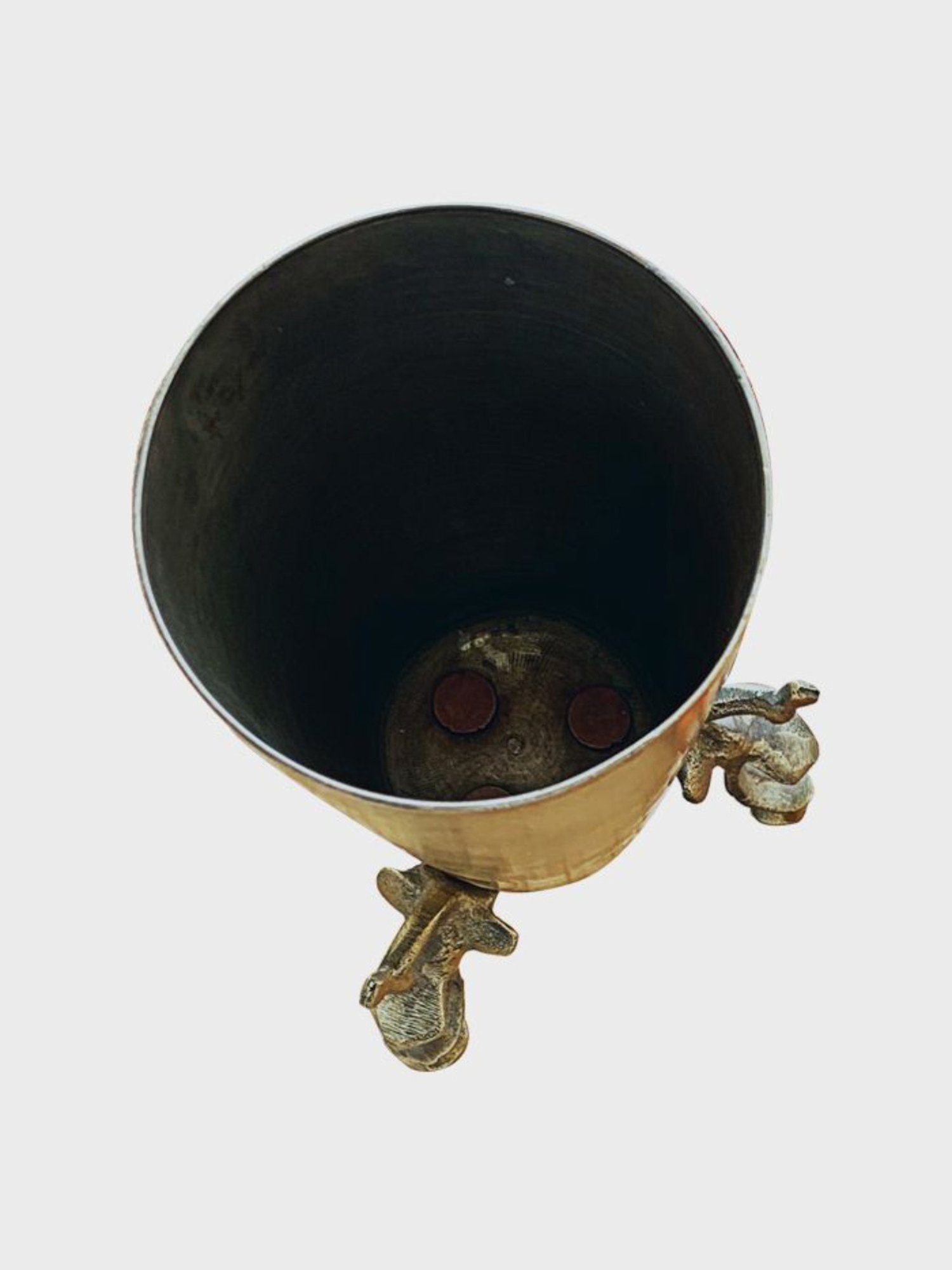 Artisans Rose Gold Brass Umar Vintage Glass