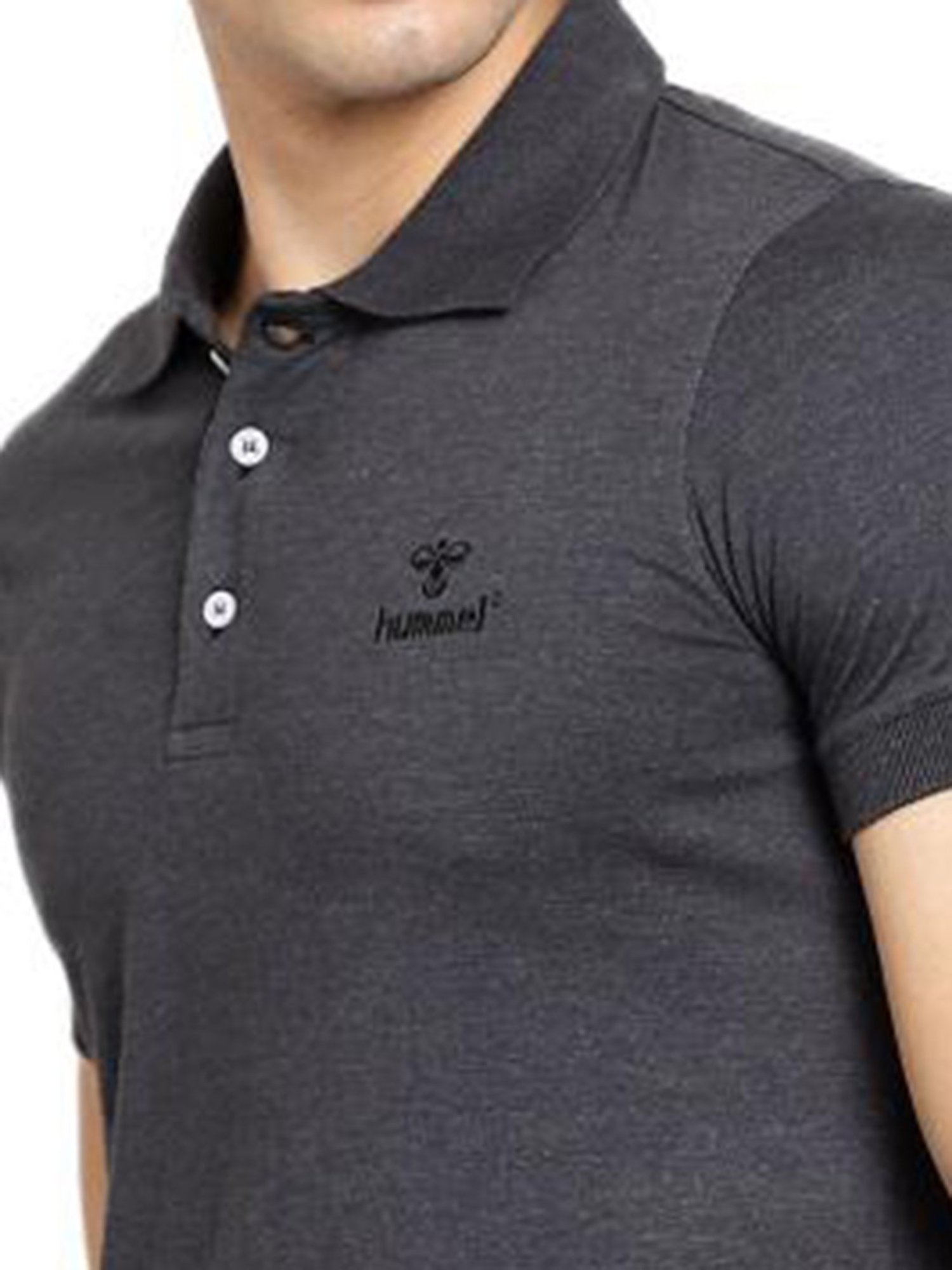 Hummel Black Polo T-Shirt