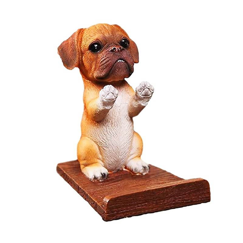 Dog Cell Phone Stands Pet Smartphone Holder for Desk Saint Bernard