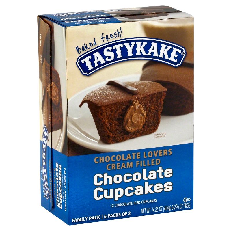 Tastykake Chocolate Cupcakes - 12ct/14.25oz