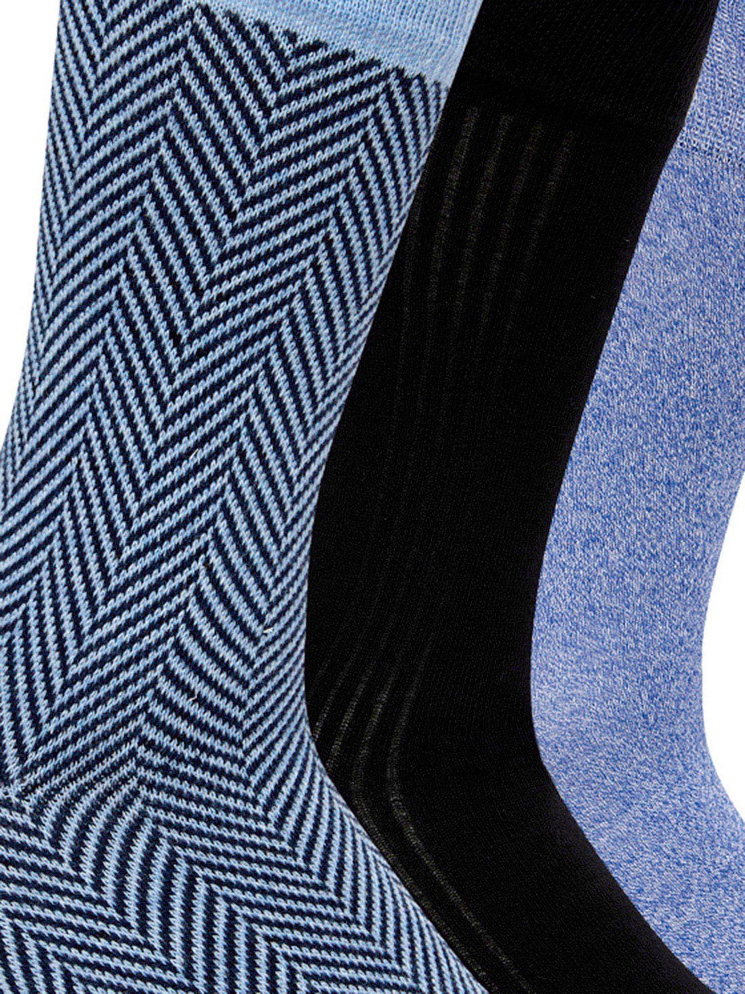 Smarty Pants Multicolor Cotton Printed Socks (Pack Of 3)