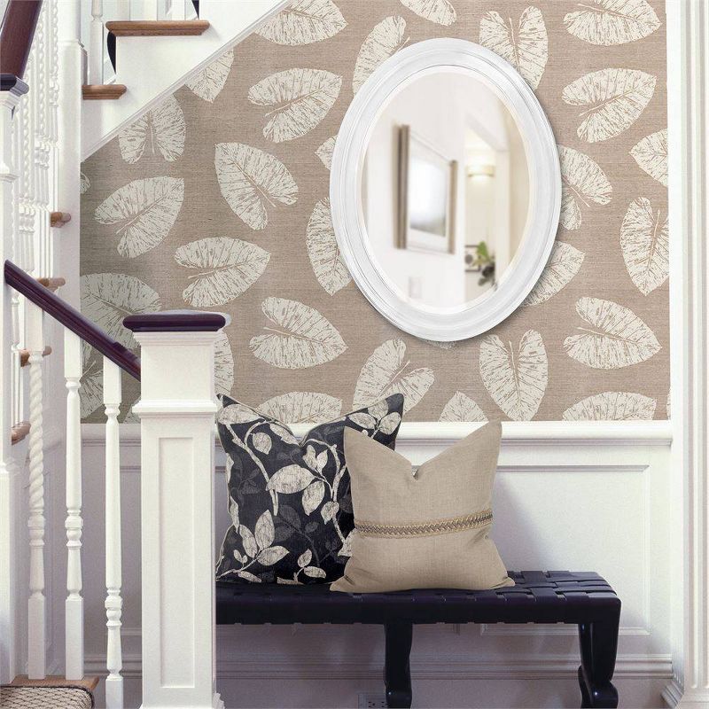 Oval George Decorative Wall Mirror White - Howard Elliott