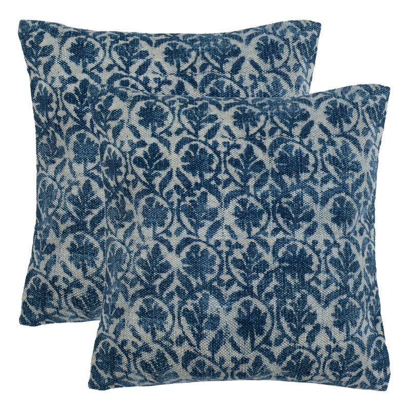 Mya Pillow - Indigo - 20" x 20" - Safavieh