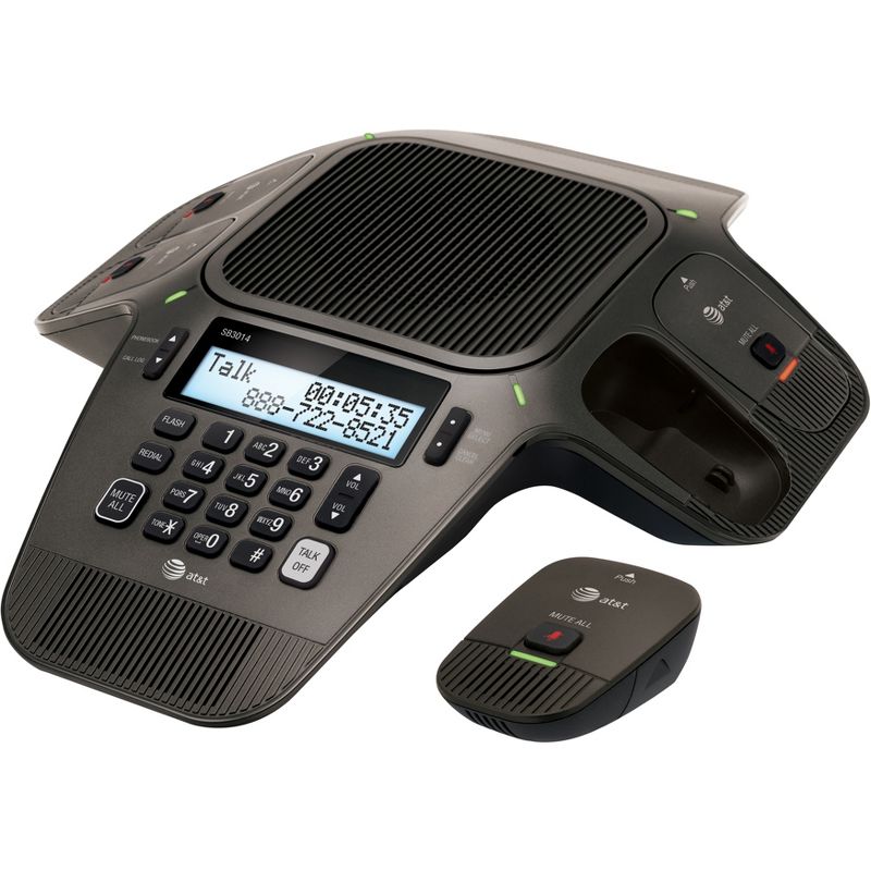 AT&T SB3014 DECT 6.0 Conference Phone - 1 x Phone Line - Speakerphone