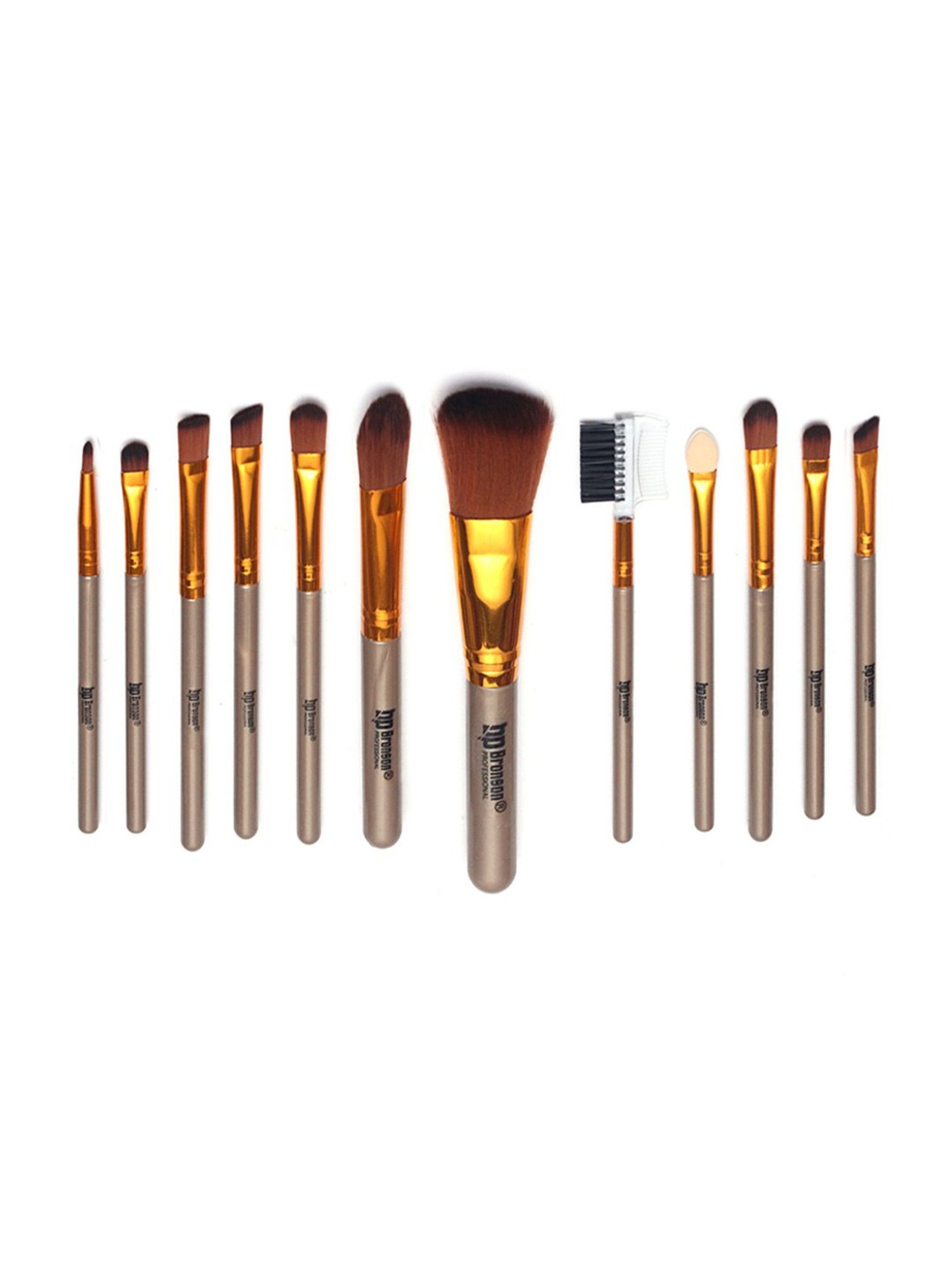 Bronson Professional Mini Makeup Brushes - Set of 12
