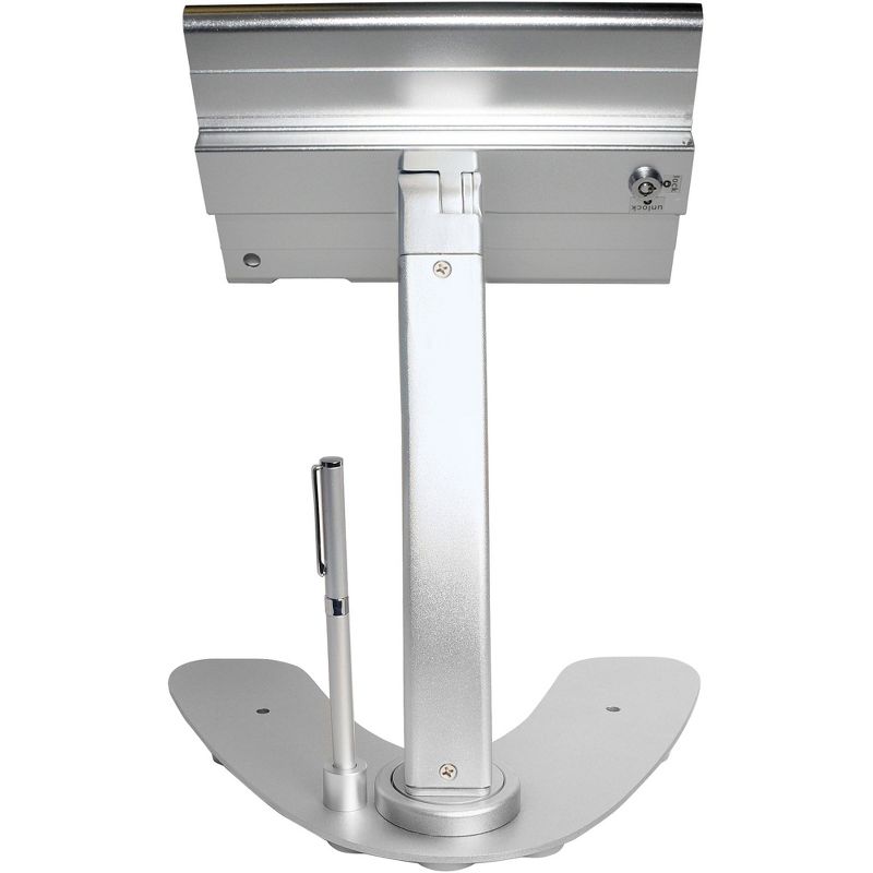 CTA Digital Anti-Theft Security Kiosk Stand for iPad mini 1-4 - Up to 13" Screen Support - 10.5" Height x 8.5" Width x 10.8" Depth