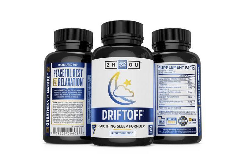 Zhou Driftoff Dietary Supplements - 60ct