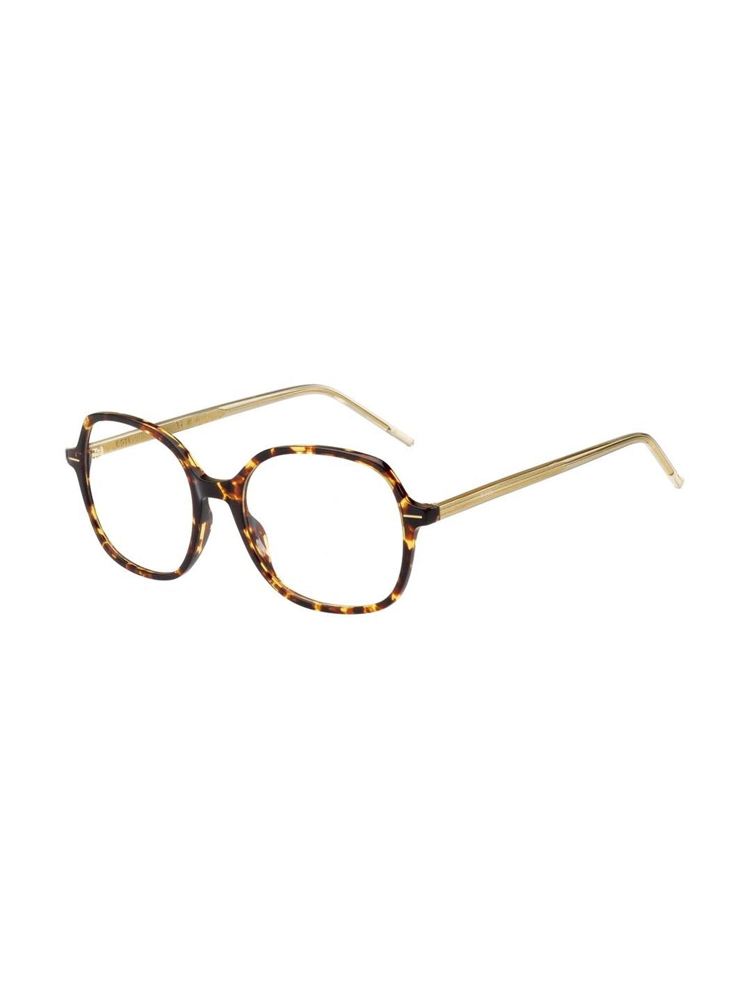 Hugo Boss Brown Square Eye Frames for Women