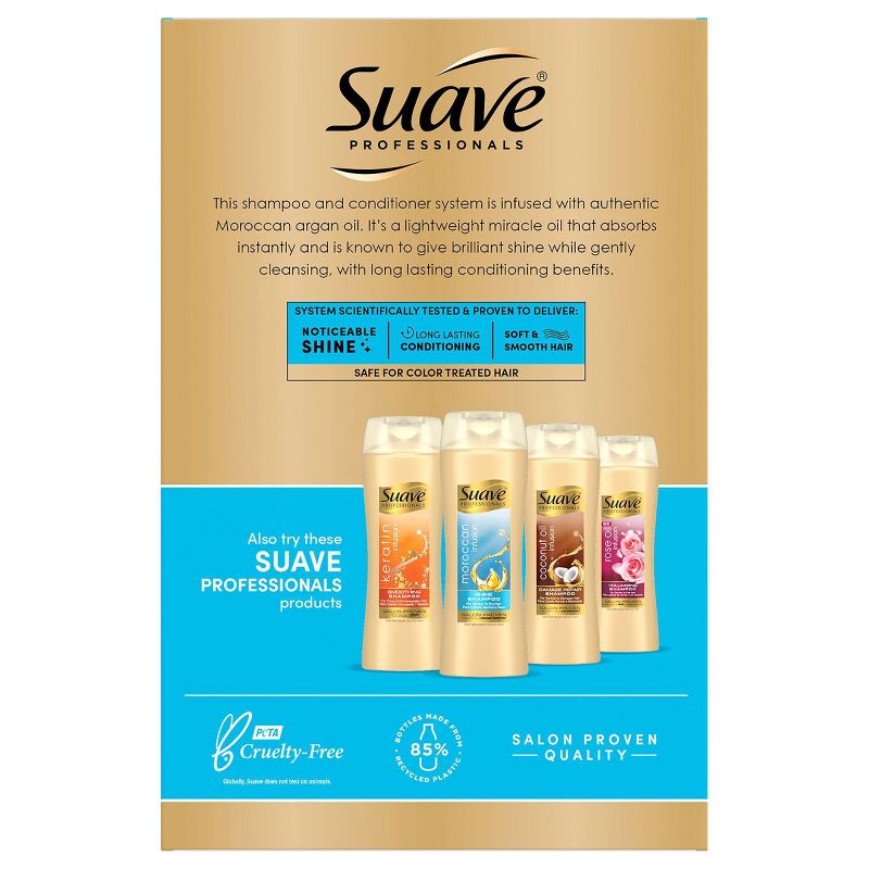 Suave Professionals Moroccan Infusion Shampoo & Conditioner - 25.2 fl oz