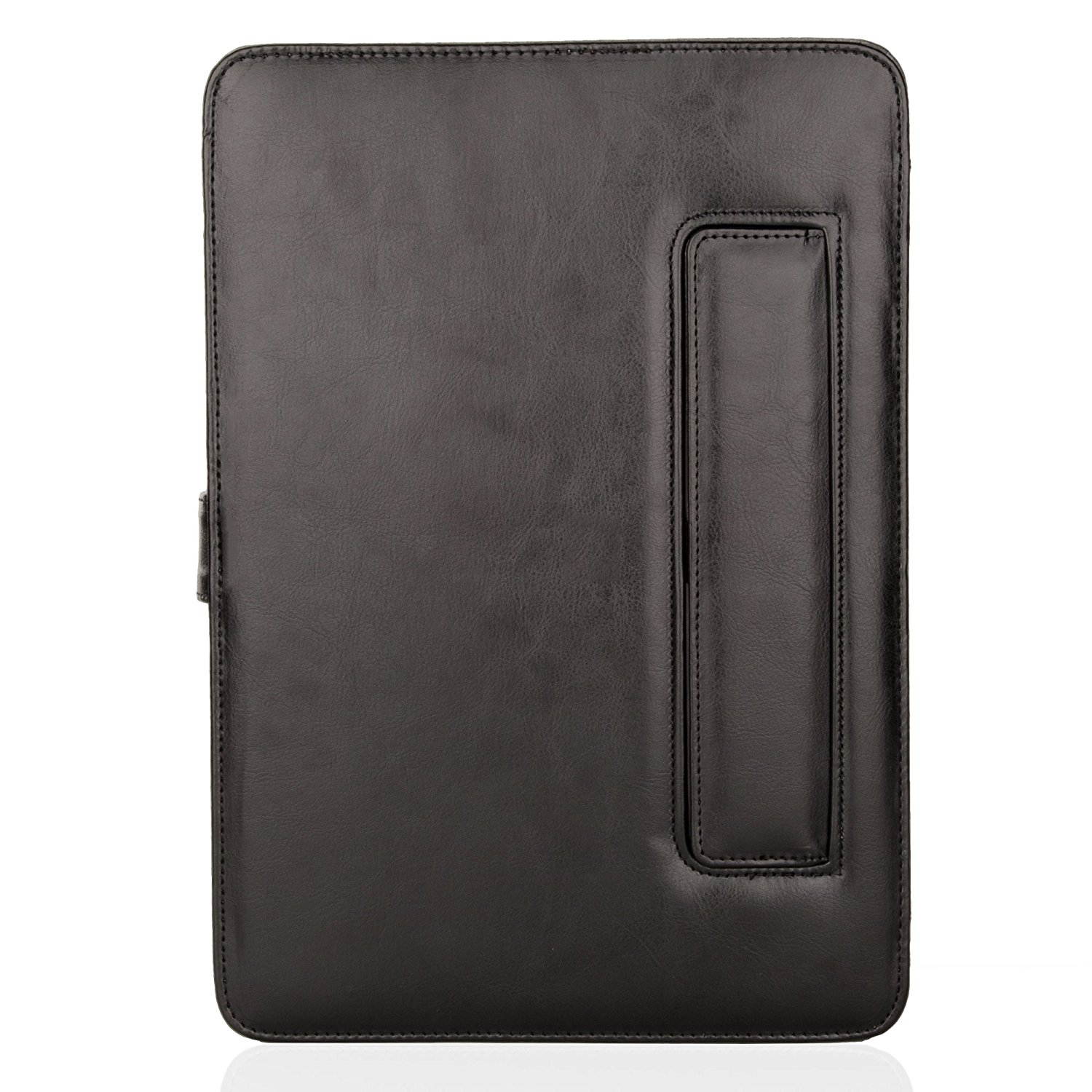 Mosiso MacBook Air 11 Sleeve Case, Premium Quality PU Leather Book Cover Clip On Folio Case for MacBook Air 11.6" (Models: A1370 and A1465)