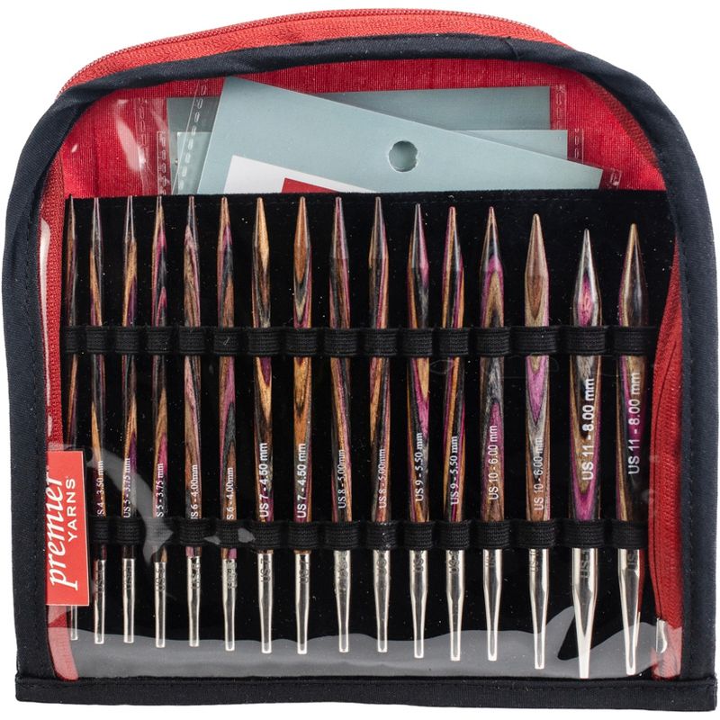 Premier Yarns Red Rover Filled Needle Set -Needle Tips: 4, 5, 6, 7, 8, 9, 10 & 11