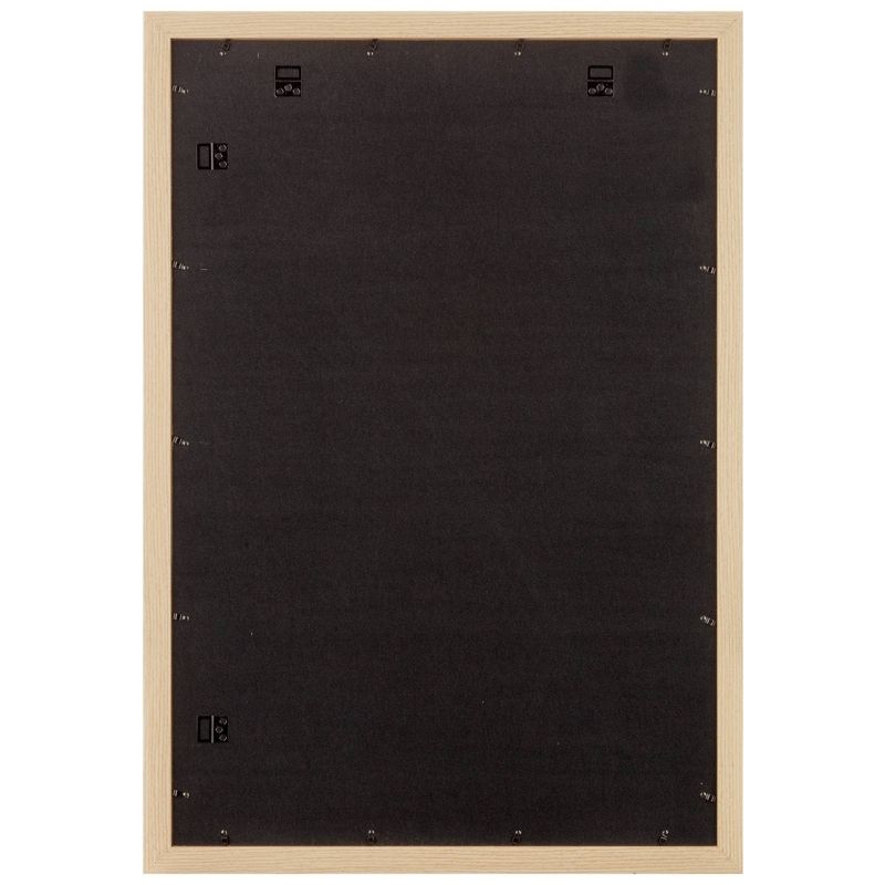 28" x 40" Matted to 4" x 6" Wood Collage Picture Frame Natural - Gallery Solutions