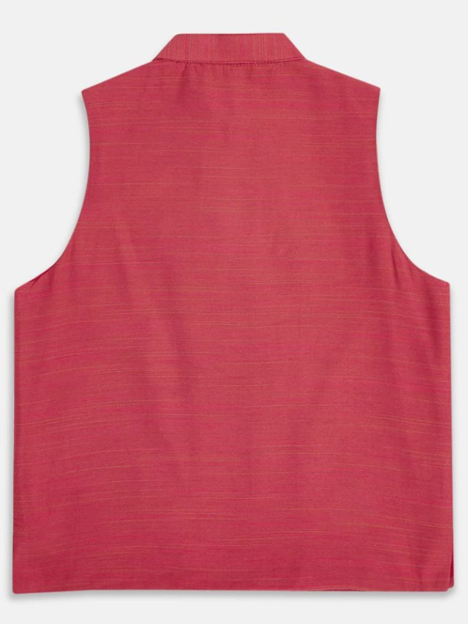 Indus Route by Pantaloons Kids Red Regular Fit Waistcoat