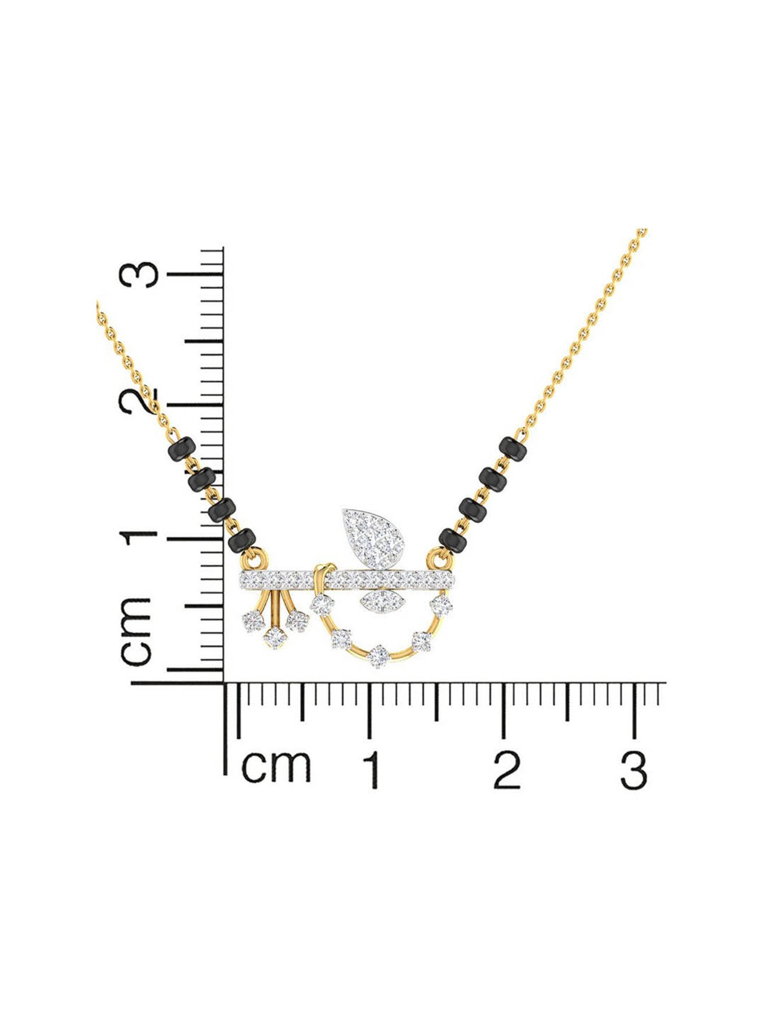 Waman Hari Pethe Jewellers 18k Gold & Diamond Mangalsutra for Women