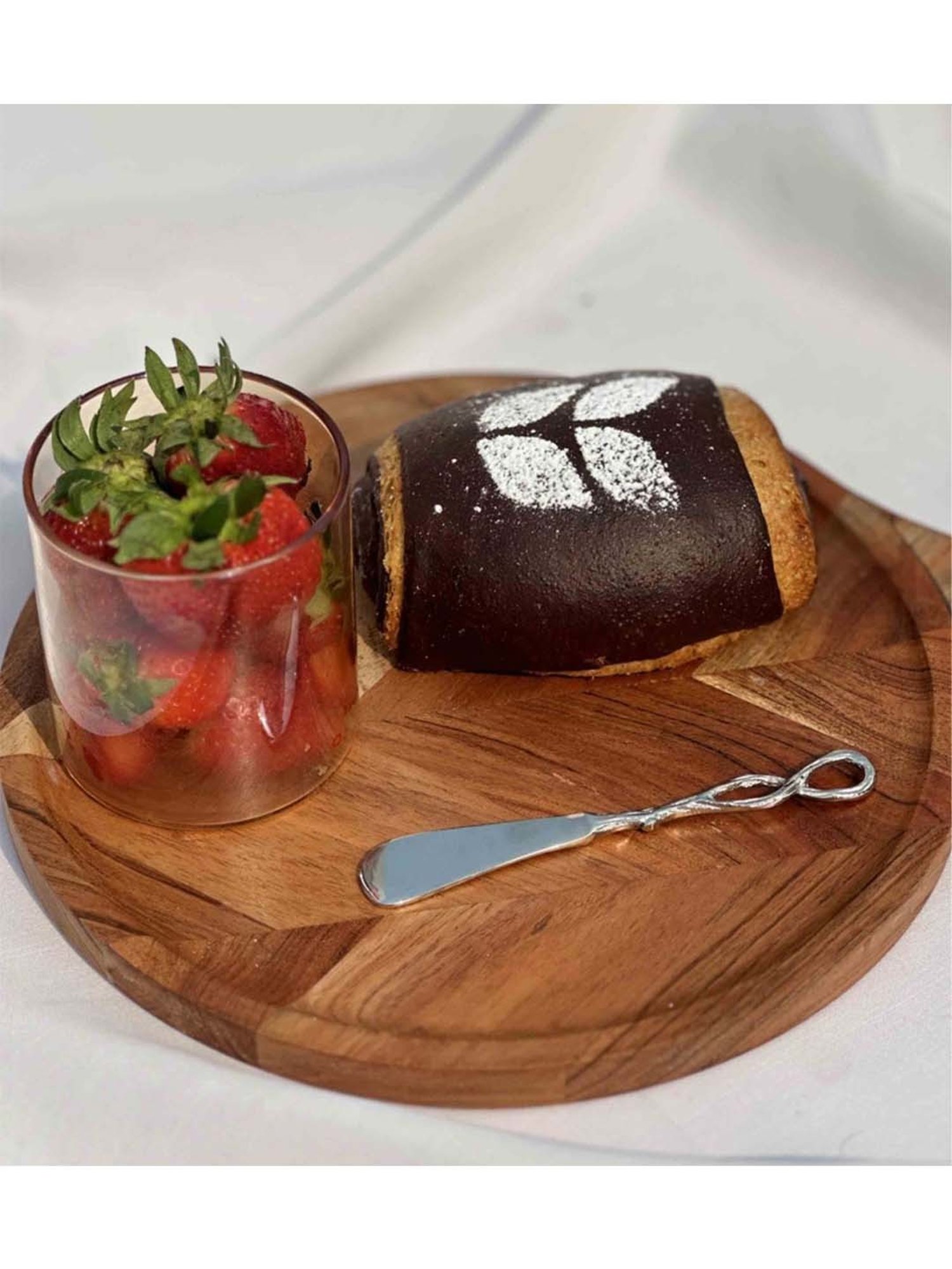 Mason Home Brown Vienna Acacia Pizza Platter - Medium (16 Inch)