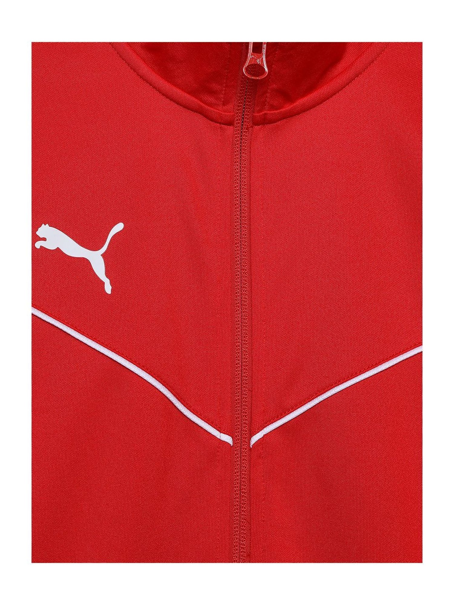 Puma Kids Red Solid Full Sleeves Jacket