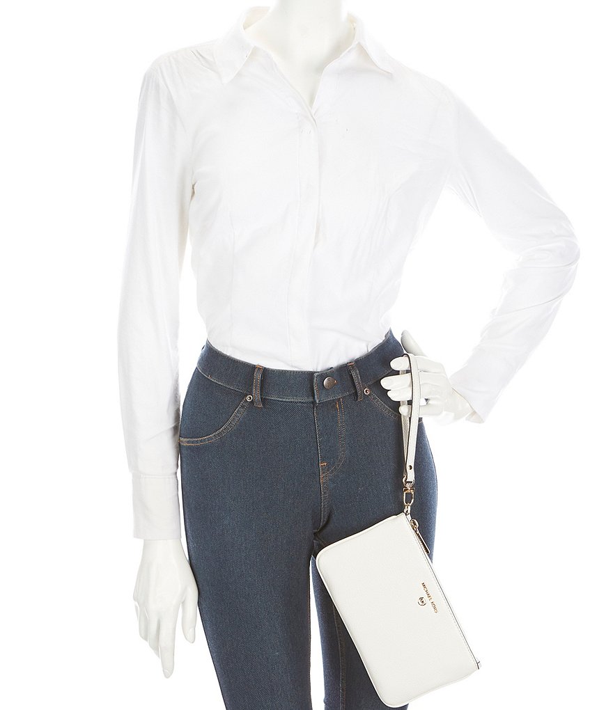 Michael Kors Jet Set Charm Medium Top Zip Wristlet