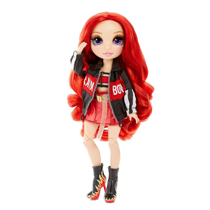 Rainbow High Ruby Anderson – Red Fashion Doll with 2 Outfits