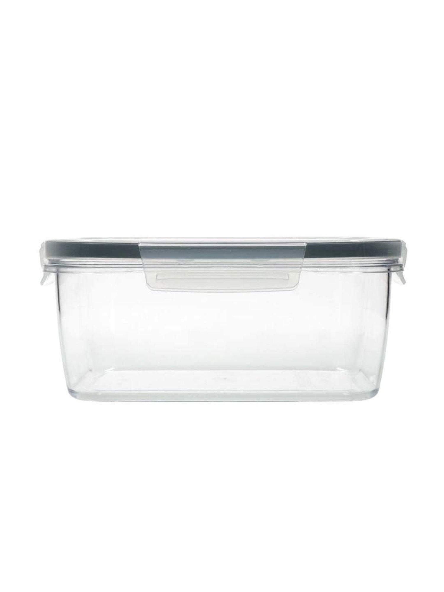 MasterClass Transparent Plastic Rectangular Food Storage Container (0.8 L)