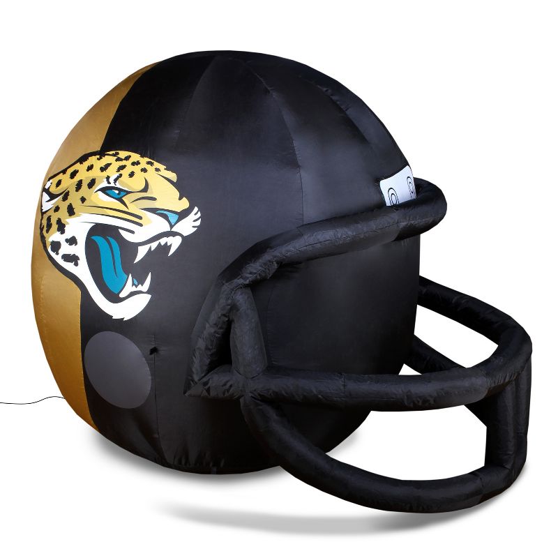 Fabrique NFL JACKSONVILLE JAGUARS  Team Inflatable Helmet   4 ft., 4 ft Tall, Black