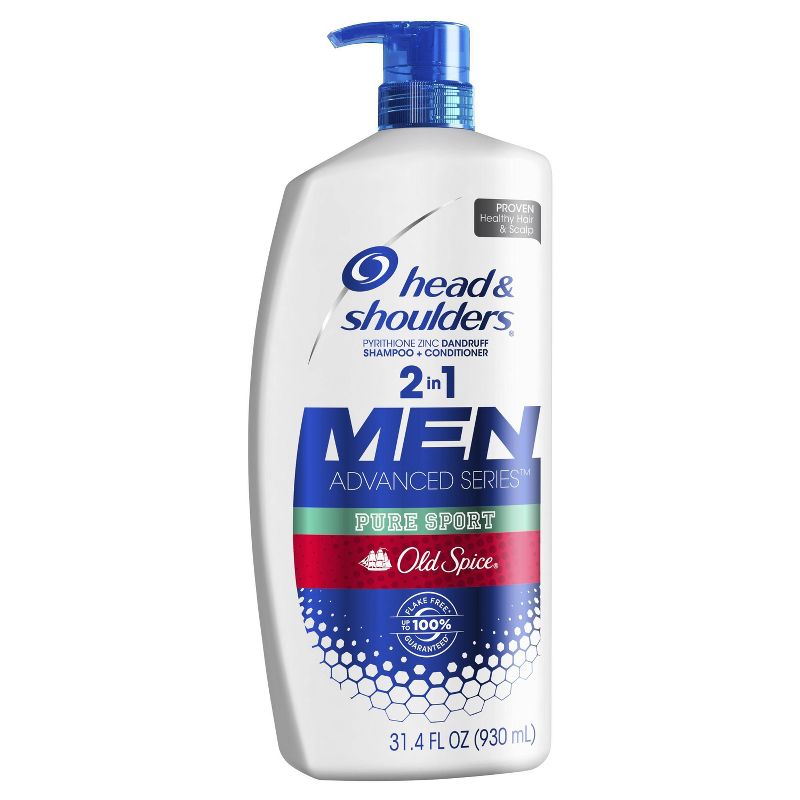 Head and Shoulders Old Spice Pure Sport Anti-Dandruff 2 in 1 Shampoo and Conditioner - 31.4 fl oz