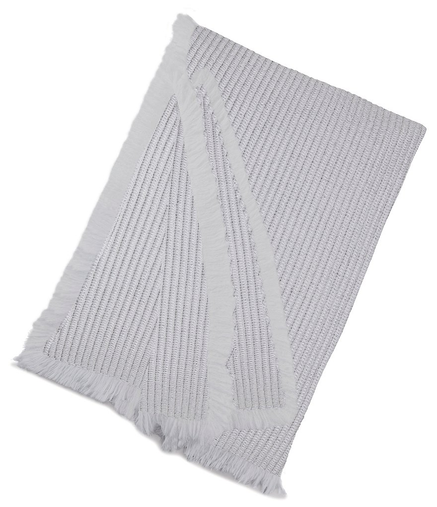 Kassatex Madrid Textured Cotton Throw