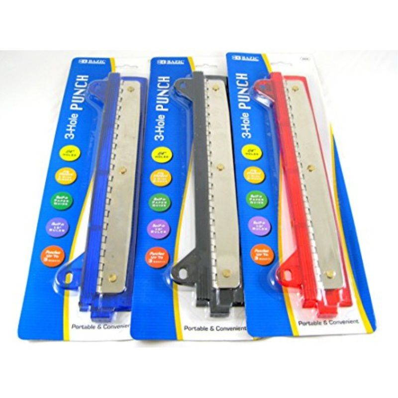 2 Pk, Portable 3- Hole Punch