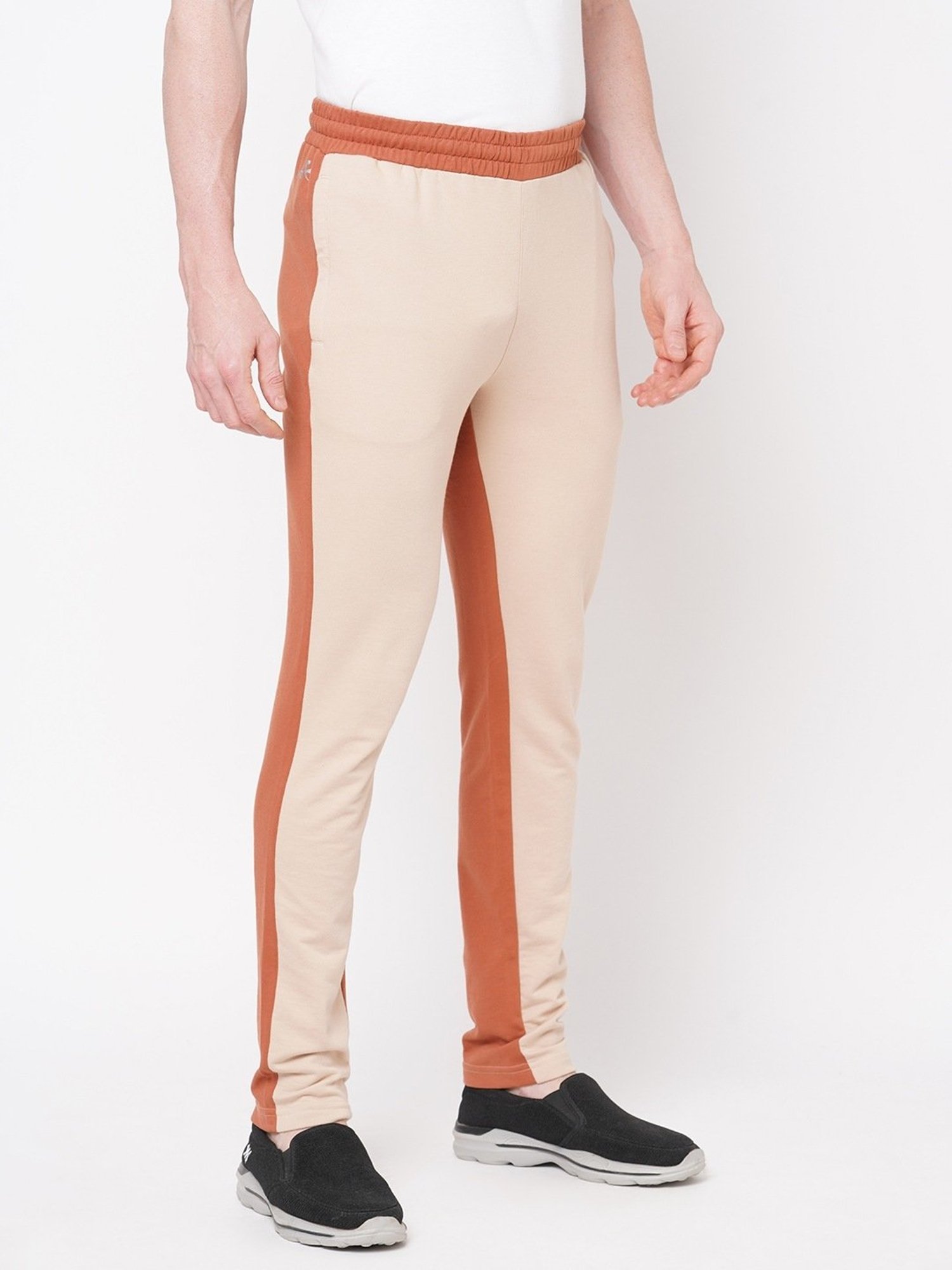 Fitz Brown Slim Fit Trackpants