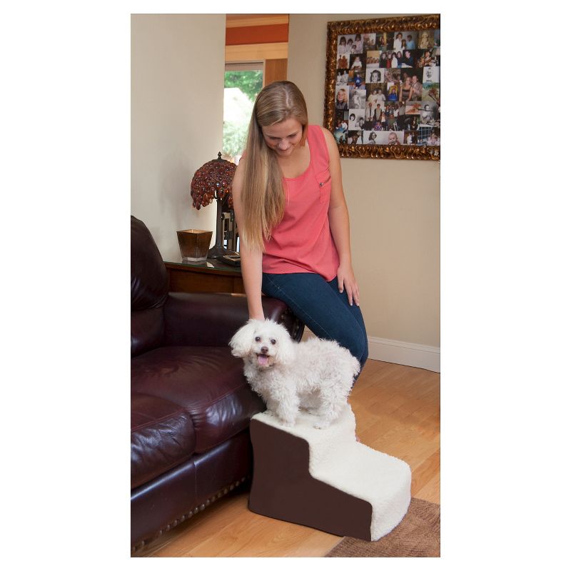 Pet Gear Easy Step II Deluxe Soft Step - Chocolate