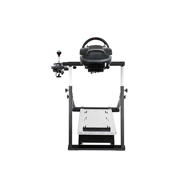 G920 Racing Steering Wheel Stand Shifter Mount fit for Logitech G27/G25, G29 Gaming Wheel Stand fit for Thrustmaster，Wheel Pedals NOT Included Racing Wheel Stand