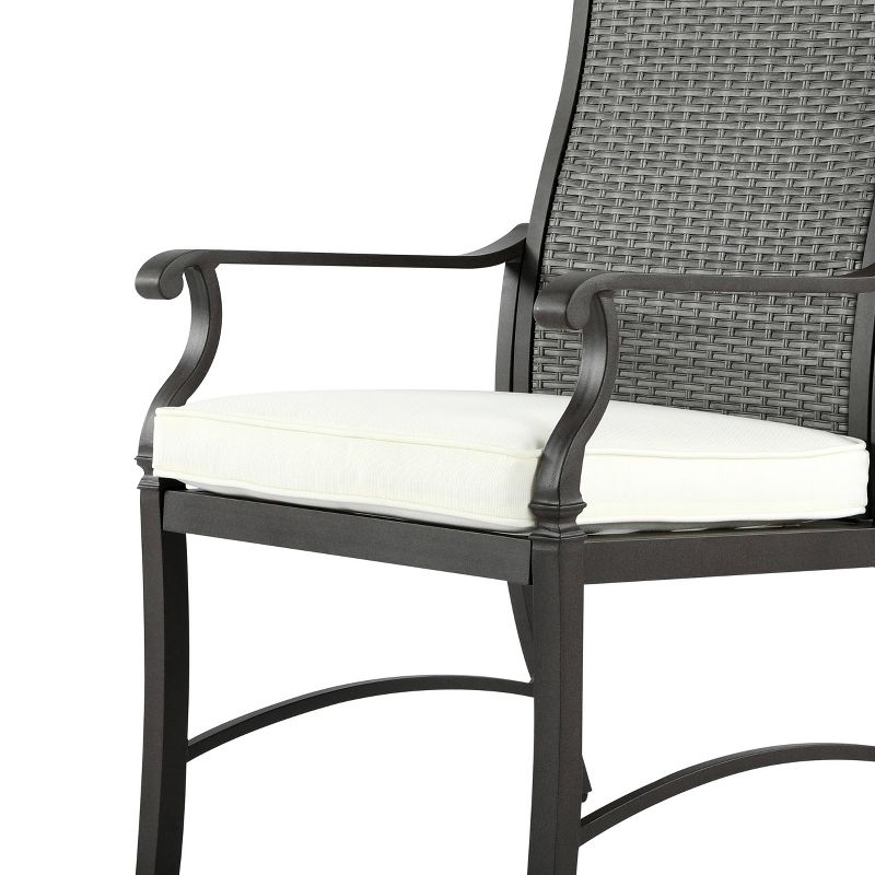 7pc Outdoor Wicker Dining Set Brown - Nuu Garden