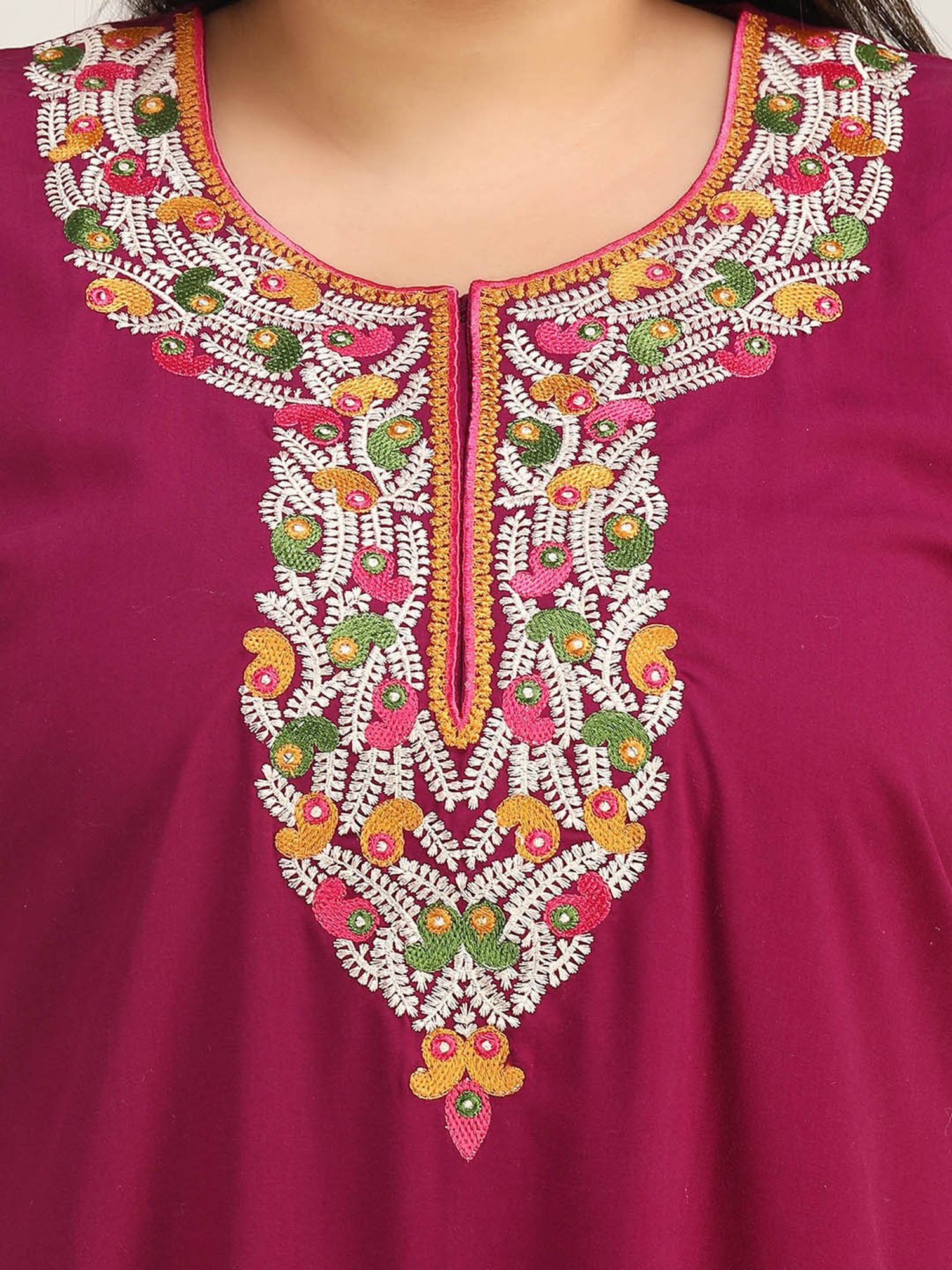 KOI SLEEPWEAR Pink Embroidered Night Gown