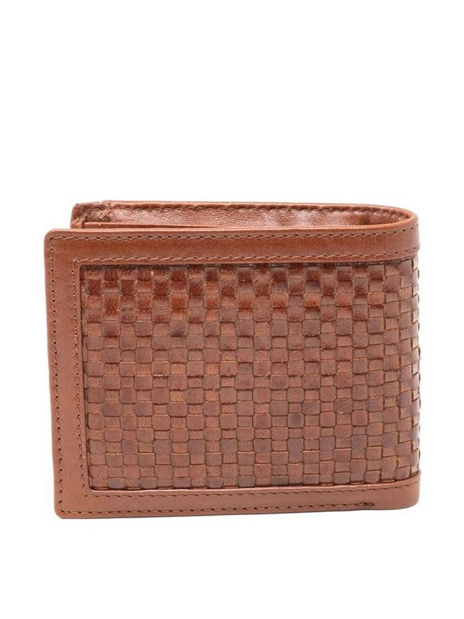 Tohl Tan Casual Leather Bi-Fold Wallet with Card Holder for Men