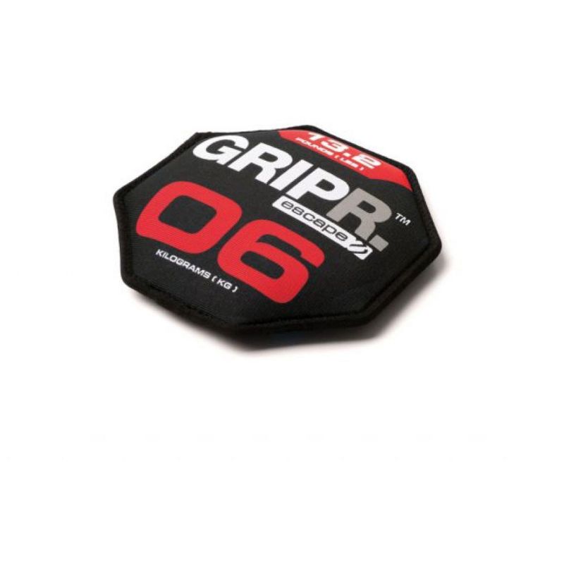 Escape Fitness Durable Multi Functioning Strength Training Exercise Equipment 13.2 Pound Weight Lifting GRIPR for Individual or Group Workouts, Red