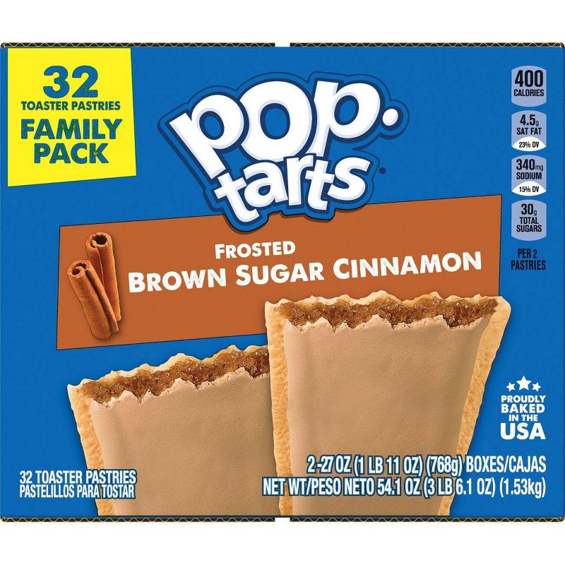 Pop Tarts Brown Sugar Cinnamon - 32ct/54.1oz - Kellogg's