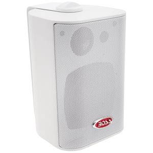 Boss Audio MR4.3W 4" 3-Way Marine Enclosed System Box Speaker - 200W - WhiteBoss Audio - MR4.3W