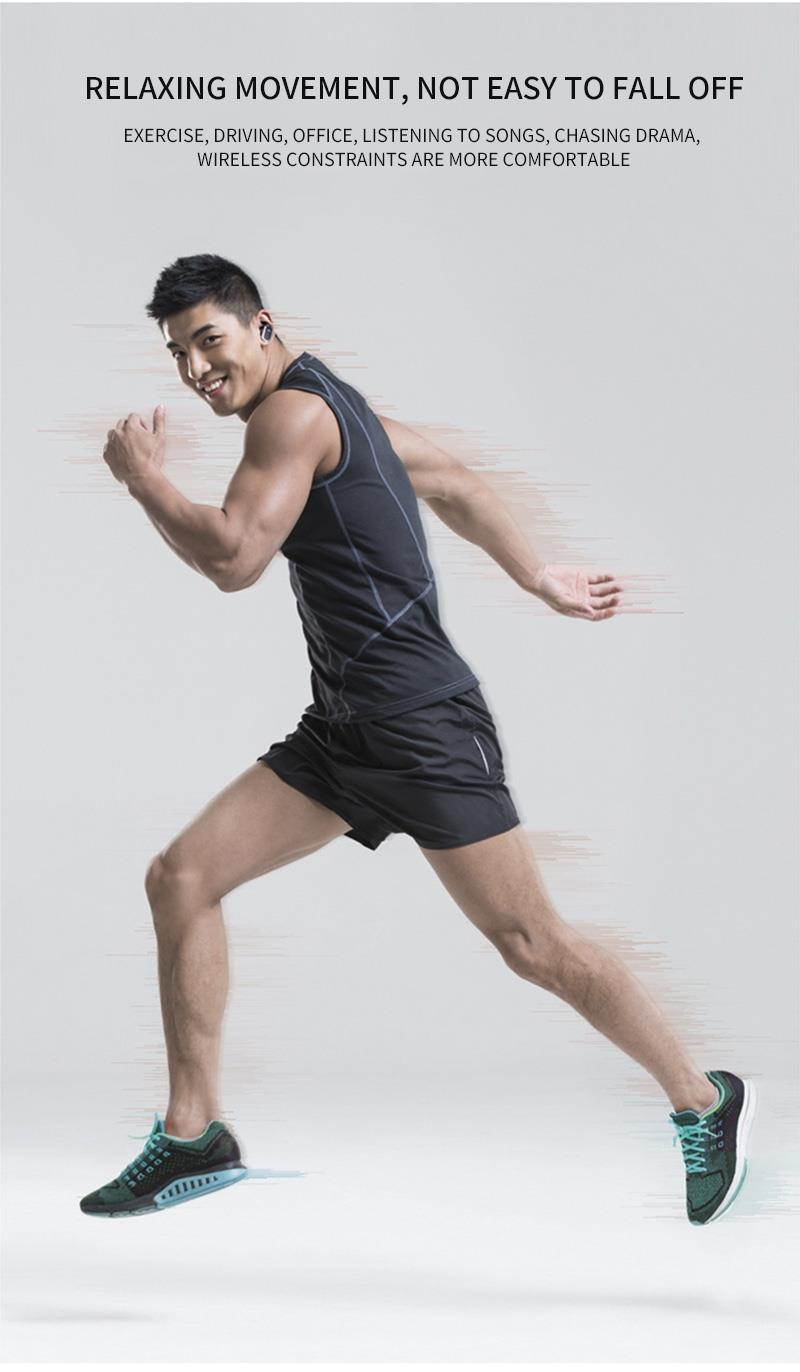 DPRUI tws wireless headphones with Charging Box Wireless Stereo Earbud In-ear Earphone Bluetooth headphones for a mobile phone (White)