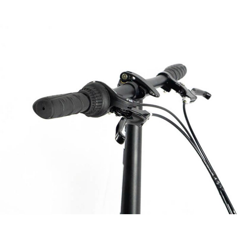 ZiZZO Campo 7-Speed Aluminum 20" Folding Bike - Black