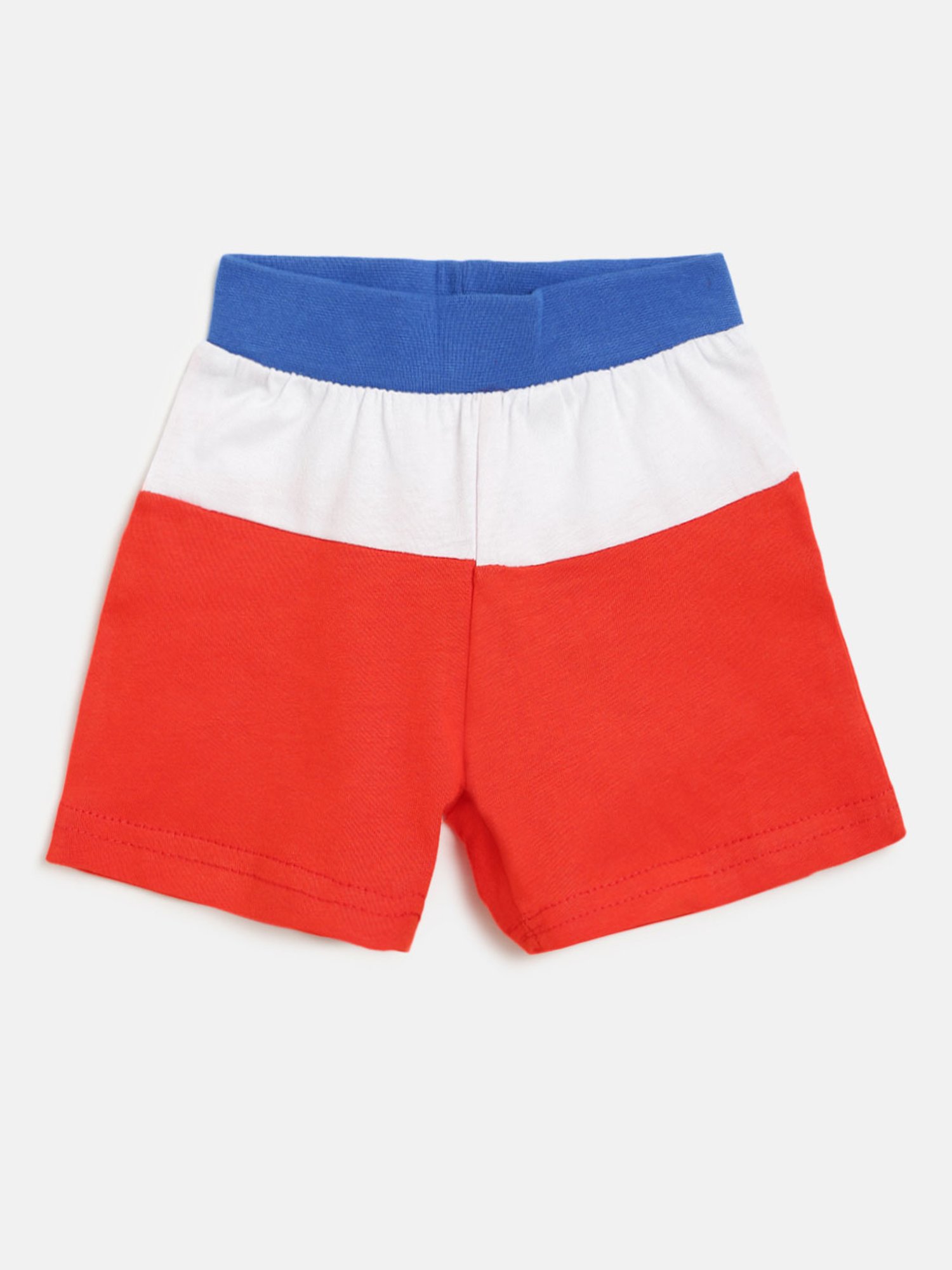 Chicco Kids White & Red Printed T-Shirt with Shorts