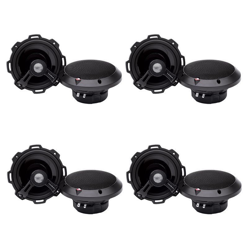 New Rockfrord Fosgate T152 5.25" 120 Watts 2 Way Coaxial Audio Speakers Stereo, Pair (4 Pack)