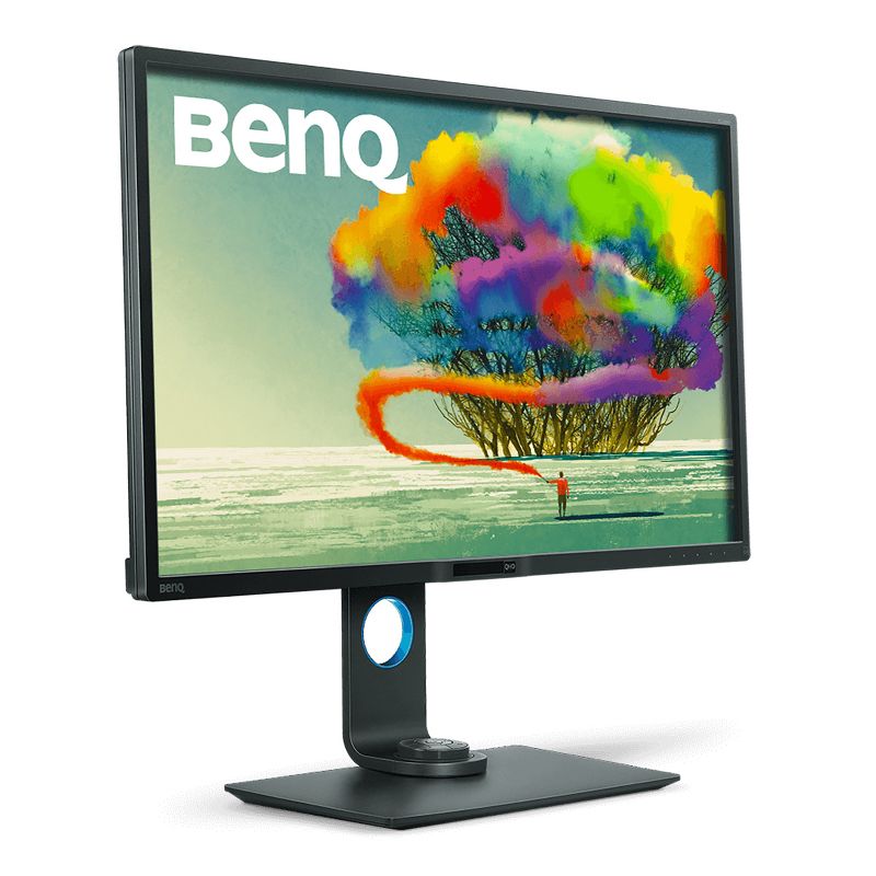 BenQ PD3200Q 32 Inch QHD 2560 x 1440 2K Resolution 4ms 60Hz DVI-DL Mini-DP HDMI DisplayPort 100% Rec 709 100% sRGB CAD / CAM Mode Animation Mode Built-in Speakers Backlit LED Professional Monitor