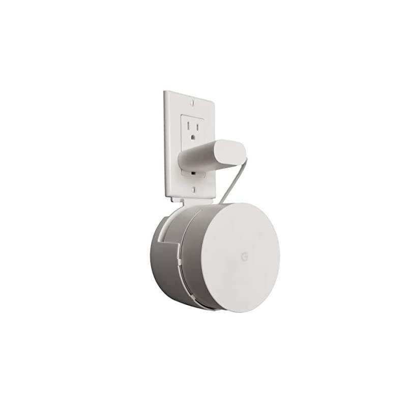 Google WiFi Pro Outlet Holder Mount Old and New 2020 Version The Strongest Most Versatile Mount Stand Holder for Google WiFi Great for Home and Businesses Still No Screws 1Pack