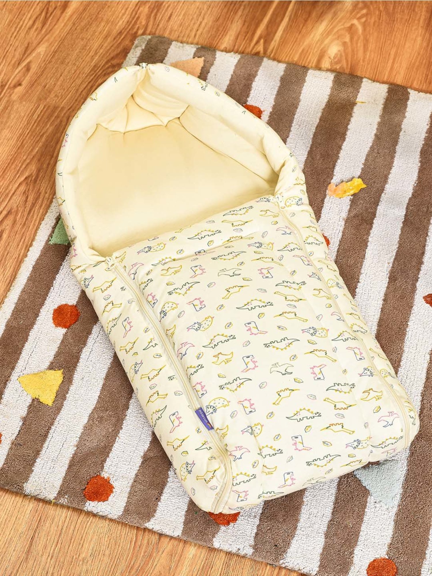 MiArcus Cream Cotton 180 GSM Baby Nest