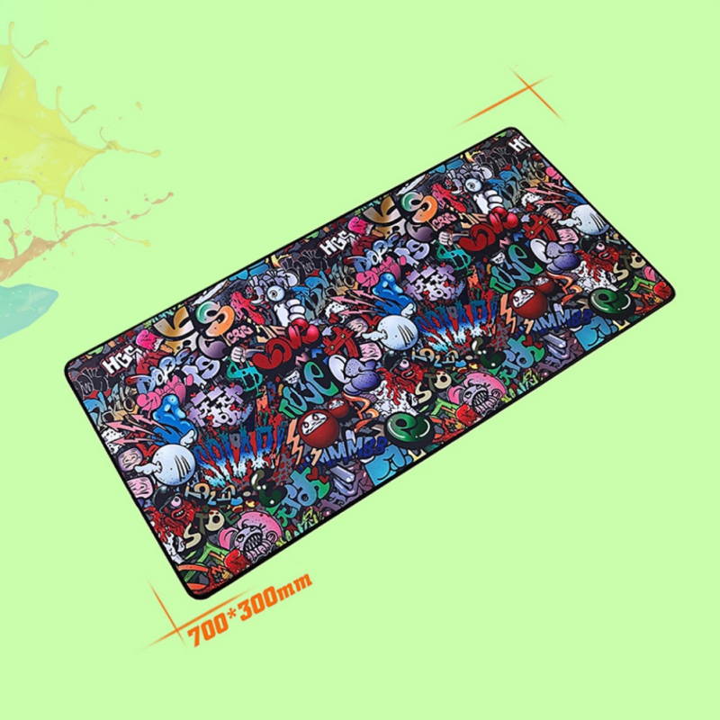 Gaming Mouse Pad Large Size 300*700MM Water-Resistant Extended Mouse Mat World Desk Mat Gaming Support for Computer, PC and Laptop